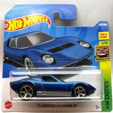 Wheels Yeni - New 71 Lamborghini Miura Sv Mini Araba 1:64 Ölçek Hotwheels Marka 3/10, Oyuncak Arab