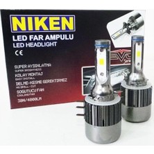 H15 Uyumlu LED Xenon Far Ampulü Evo Niken 8000 Lümen