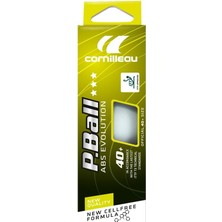 P-Ball Abs Evolution Ittf Onaylı 3 Yıldız 3 Lü Beyaz Masa Tenisi Topu