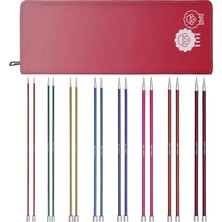 Tek Uçlu Örgü Iğnesi Seti, Zing (35 Cm) – 2,50 – 6,00 mm