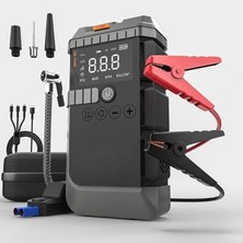 Takviye Cihazı 150 Psı Hava Kompresörü 12000MAH Taşınabilir Jump Starter 12V Araç Çalıştır