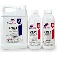 Ultra Şeffaf Epoksi Reçine 6 kg Hobi Sanat Tepsi Magnet Ahşap