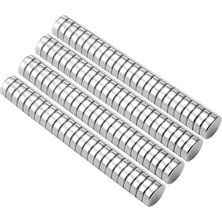 – 100 Adet Yuvarlak Mini Mıknatıslar, 5 x 1 Mm, Saklama Kutulu, Nadir Toprak Ndfeb Kalıcı Mık