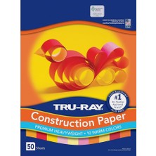 Paper, Warm Assorted, 12" x 18", 50 Sheets