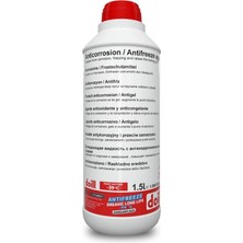 / -40 Derece Hazır Karışım 1.5 Litre Kırmızı Organik Antifriz - G12 (Üretim Yılı: 2026)