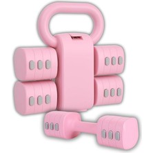 Ağırlıklı Dambıl ve Kettlebell Seti 5,5 kg Fitness Egzersiz Ağırlık Antrenmanı