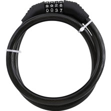 Bisiklet Halat Zincir Kilidi 80 cm Çelik Kilit Çap 12 mm Ø Hırsız Önleme Güvenlik 1 Adet