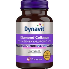 Diamond Collagen & Hyaluronic Acid 30 Tablet - Hidrolize Peptit Tip 1 Balık Kolajeni, Resveratrol