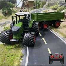 2.4ghz Uzaktan Kumandalı 1:24 Ölçek Şarjlı Rc Römorklu Traktör - Kumandalı Çiftlik Traktör