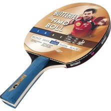 Timo Boll Gold Masa Tenisi Raketi, Ittf Onaylı, 1,5 Mm, Pan Asia Kauçuk, Siyah/kırmızı, Standar