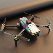 Pro Akıllı Drone Katlanabilir ve 4K Hd Kameralı Çift Lensli Yüksek Hızlı Çocuklar Için Uyg