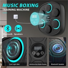 Müzikli Boks Makinesi - 9 Farklı Mod & 9 Hız Ayarı, Bluetooth Hoparlörlü, LED Işıklı, Yumru