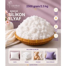 ÇİÇEKCE HOME Çiçekce Home Boncuk Silikon Elyaf 2.5 kg / 2500 Gram 1. Kalite