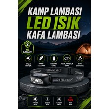 Sayarmarkt 4 Modlu Akıllı Sensörlü Şarjlı LED Kafa Feneri Ipx5 Su Geçirmez