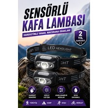 Sayarmarkt Şarjlı LED Kafa Lambası Kamp ve Outdoor Için Ayarlanabilir Tasarım