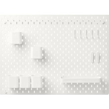 Ikea Skådıs Çok Amaçlı Pano, Beyaz, 76X56 cm (Aksesuarlar Dahil)