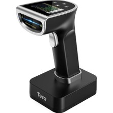 HW0015 Kablosuz 1d/2d/qr Barkod Okuyucu | Dijital Ekran + Tuş Takımı | Bluetooth 5.0 & 2.4g & USB