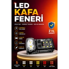 Sayarmarkt 3 Fonksiyonlu LED Far El Feneri ve Çalışma Lambası Uzun Ömürlü