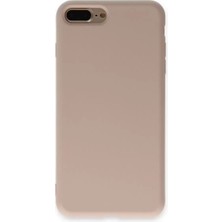 Renas Store Newface Apple Iphone 7 Plus Kılıf Nano Içi Kadife Silikon - Pudra