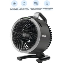 Shark Kablosuz Buharlı Fan Yaz Ayları Için Taşınabilir Serinletici Mini Vantilatör