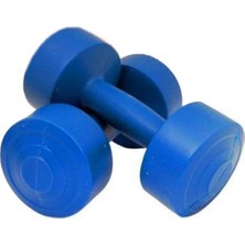 4 kg Pilastik Dambıl Set 2 Adet Toplam 8 kg