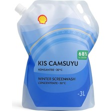 Kışlık Cam Suyu -30 Winter Screenwash Concentrate Cam Suyu 3 Litre