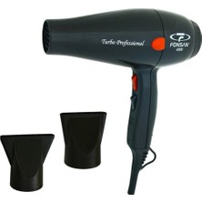 Empressco Profesyonel 2200W Siyah Fön Makinesi PRF-4200, Hızlı ve Güçlü Kurulama