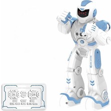 Uzaktan Kumandalı ve El Sensörlü Şarjlı LED Işık Moonwalk Yürüyen Akıllı Robot 19 Fonksiy