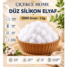ÇİÇEKCE HOME Çiçekce Home Elyaf Silikon Düz 1 kg 1.kalite
