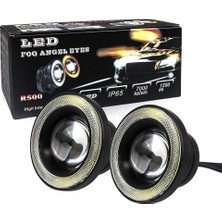 LED Lamba Mercek (76 Mm, Beyaz): Gündüz Sis Farı, 12V, Uyumlu Araç Içi Işıklar, Dayanıklı