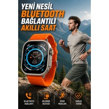 Zenvia Mey Ithalat® Akıllı Saat Uyku ve Spor Takibi Yeni Nesil Bluetooth Bağlantılı Amoled Ekran