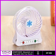 Marsilyan™- Masaüstü  Taşınabilir 3 Kademeli Fan