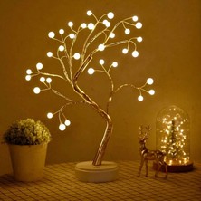 Marsilyan™- Işıklı Ağaç Inci LED Dekoratif Masa Üstü LED Işık