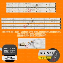 Renas Store LED39D11-ZC14-01+02+03+04(B),30339011205,30339011206,30339011207,30339011208