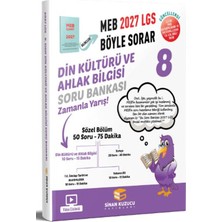 Sinan Kuzucu Yayınları 2027 8. Sınıf Lgs Din Kültürü ve Ahlak Bilgisi Soru Bankası