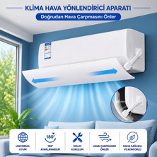 Multizone Klima Yönlendirici Deflektör Hava Dağıtıcı Düzenleyici Aparat Ayarlanabilir Split Klima Uyumlu 100CM