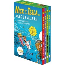 Salon Çocuk Nick ve Tesla (Kutulu 4 Kitap Takım)