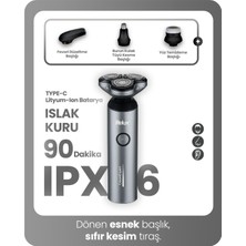Empressco RRS8700 Döner Başlıklı Tıraş Makinesi, Kaliteli ve Güvenilir Tıraş Deneyimi