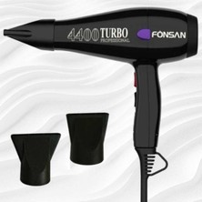Empressco Güçlü Turbo Fön Makinesi 2400W, Profesyonel Kullanım, Hızlı ve Parlak Sonuç