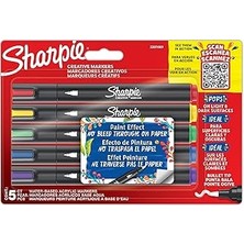 Renas Store Sharpie Creative Marker Akrilik Boya Kalemleri | Yuvarlak Uçlu Su Bazlı Boya Kalemi | Mürekkep Kağı