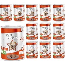 Renas Store Prostar Yetişkin Köpek Tavuklu Pate 400 gr x 12 Adet