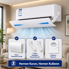 Multizone Klima Yönlendirici Hava Akışı Düzenleyici Aparat Ayarlanabilir Universal Split Klima Uyumlu 100CM