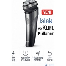Empressco Yüzünüzü Güzelce Tıraş Edin, Pratik ve Şarjlı Tıraş Makinesi