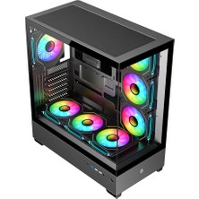 Frisby Frısby FC-9560G Nova-X 650W 80+ Siyah Mid Tower Atx Kasa