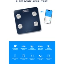 Empressco Akıllı Yağ Ölçer ve Kas Analizli Vücut Takip Cihazı