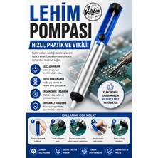 Metal Gövdeli Lehim Pompası
