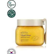 Renas Store Passion &amp; Beyond Vital Glow Tuzlu Vücut Peelingi Vitamin C E B12 Çift Tuz Arındırıcı Scrub 500
