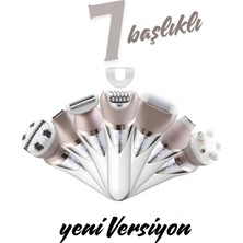 Empressco Çok Başlıklı Süper Lüx Epilatör, Yeni Versiyon, Pürüzsüz Cilt Için
