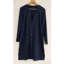 Nacar Store Kadın Uzun Cepli Model Penye Anne Hırka