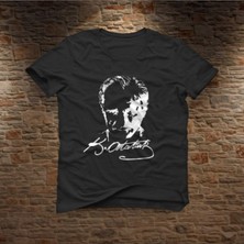 Nacar Store Unısex Çocuk Atatürk Baskılı Tişört